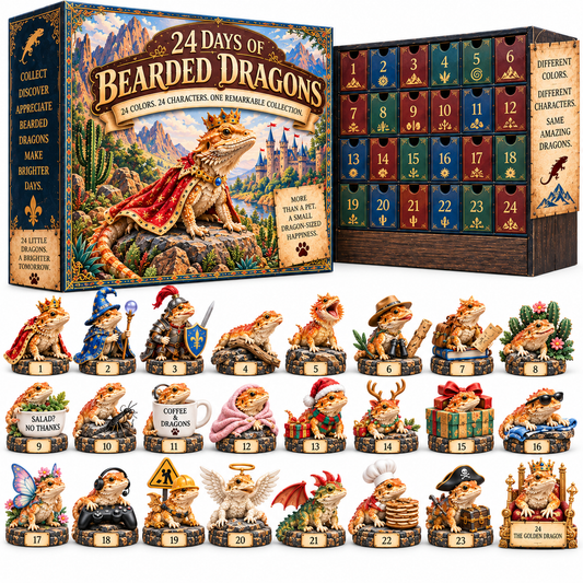 🦎 24 Days of Bearded Dragons — 24 Little Dragons, Two Unique Collections, One Big Personality