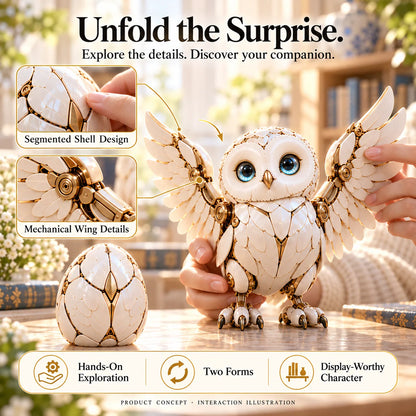 2-in-1 Transforming Mechanical Owl Egg