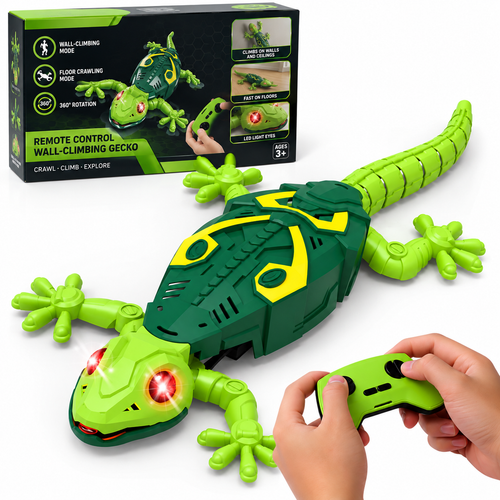 🦎 It Climbs Walls?! – Remote Control Wall-Crawling Gecko