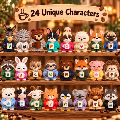 ☕ Coffee First, Everything Else Later?! 😂 Coffee Mood Animal Advent Calendar – 24 Days of Sleepy Surprises!