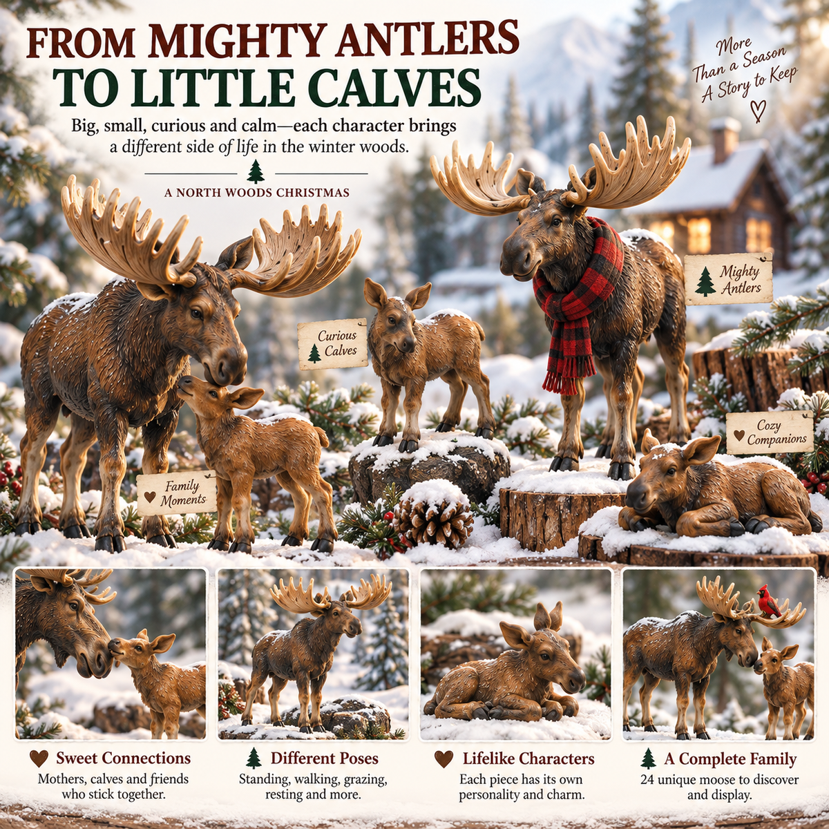 🔥LAST DAY 50% OFF🫎🎄24 Days of Moose – Christmas Advent Calendar 2026