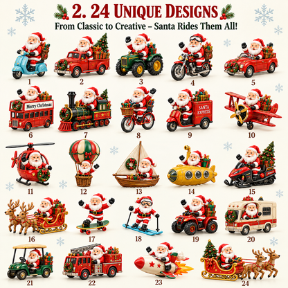 🔥 LAST DAY – 50% OFF!!🎅 Santa Ditched His Sleigh! – 24 Days of Santa's Christmas Rides