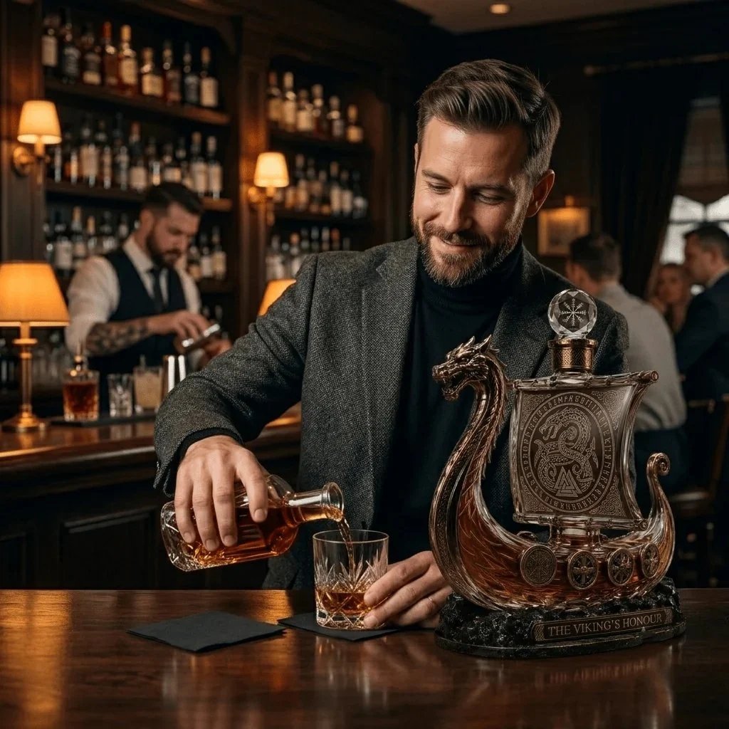 🔥 Ready to Sail Like a Viking?! 🛡️ 2026 Viking Longship Whiskey Decanter – A Legendary Pour Worth Remembering!