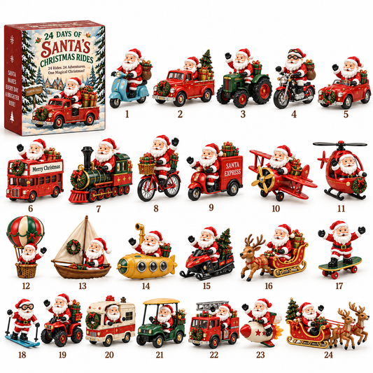 🔥 LAST DAY – 50% OFF!!🎅 Santa Ditched His Sleigh! – 24 Days of Santa's Christmas Rides