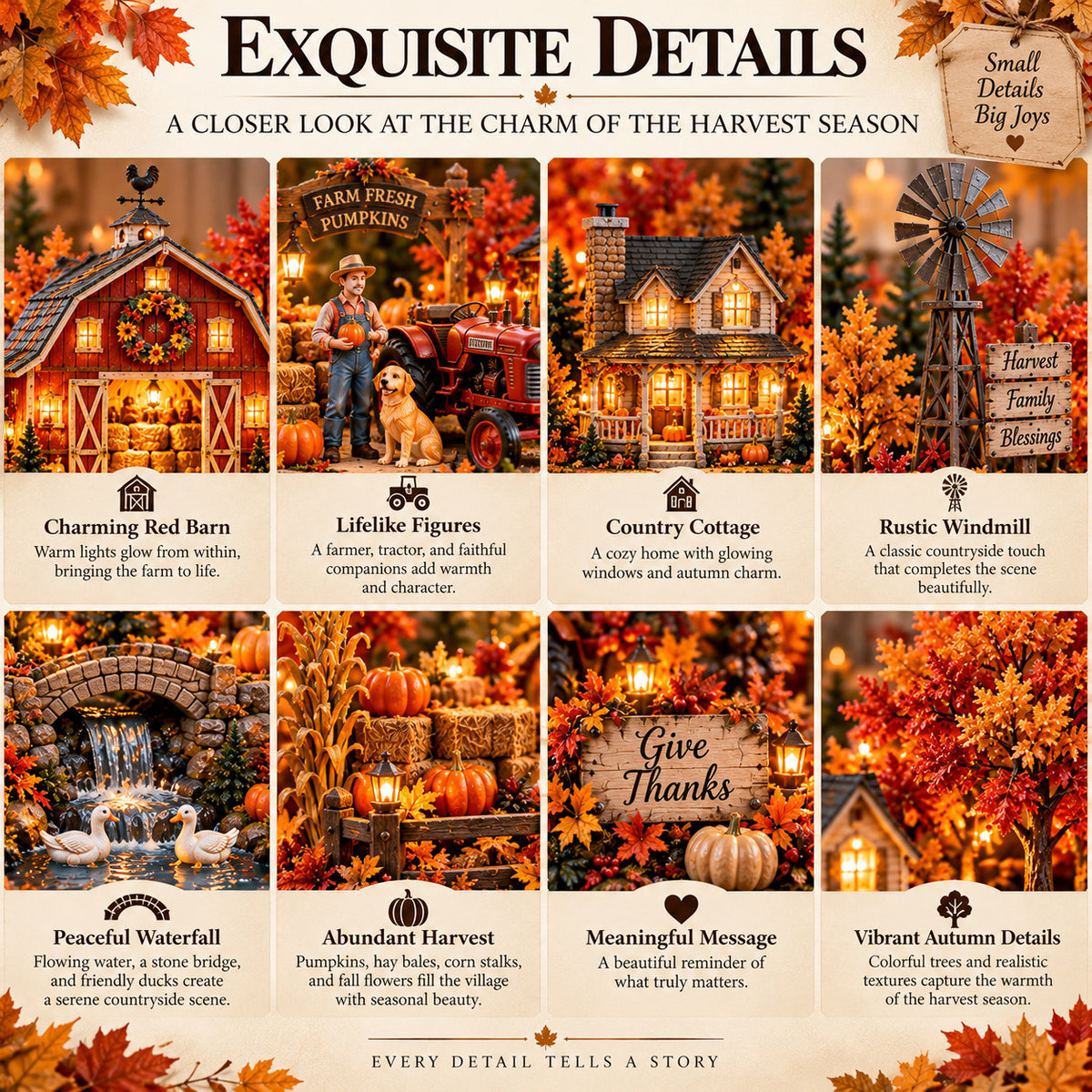 🍂 Ready to Bring the Harvest Home? 🚜 The Harvest Village – A Little Farm Full of Fall Magic!