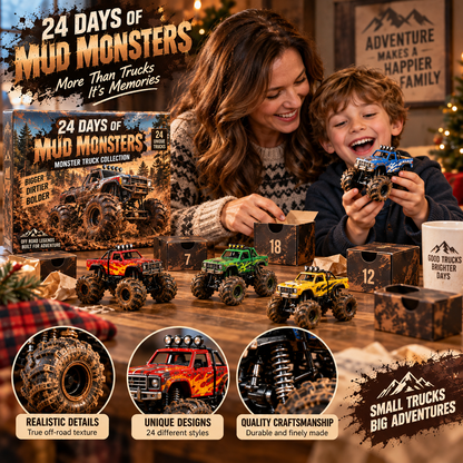 🔥 Ready to Get Dirty?! 🛻 2026 Mud Monsters Advent Calendar – 24 Days of Bigger, Bolder Off-Road Adventures!