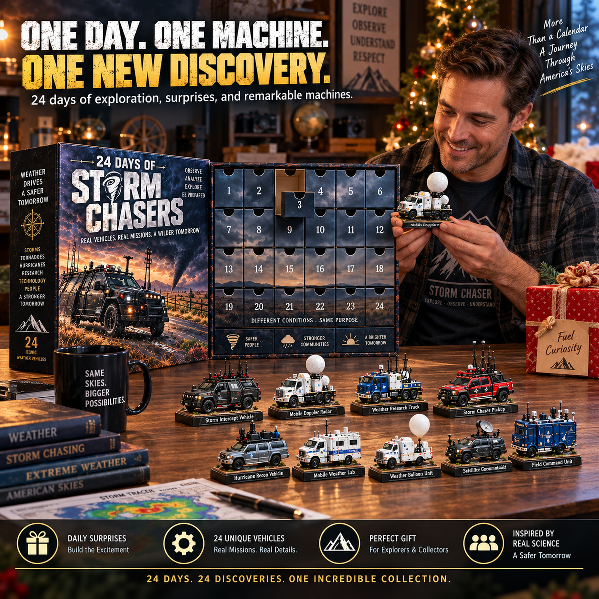 🌪️ Ready to Chase the Storm?! 🚙 2026 Storm Chasers Collection – 24 Days of Legendary Weather Machines & Wild Adventures!