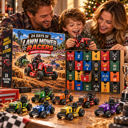 🔥 Who Says Lawn Mowers Can't Race?! 🏁 2026 Lawn Mower Racers Advent Calendar – 24 Days of Backyard Racing Madness!