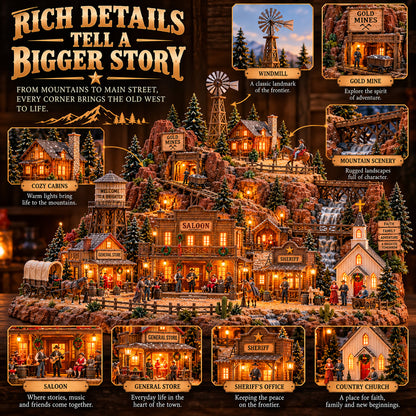 🤠 Ready to Bring the Old West Home?! ⭐ The Old Western Frontier – A Glowing Town Full of Legendary Stories!