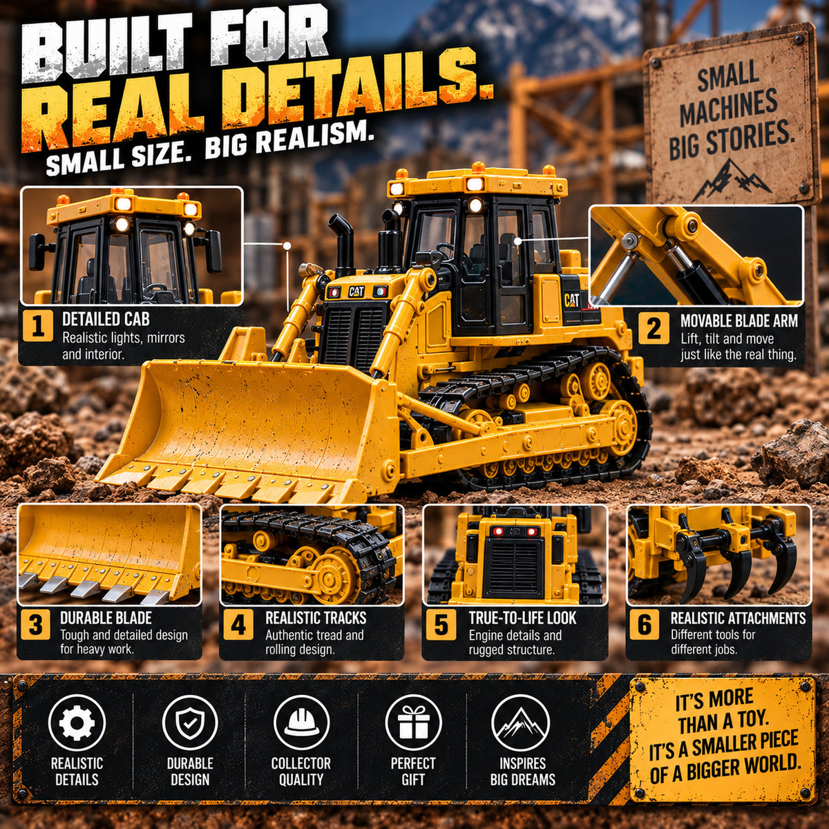 24 Days of Bulldozers – Little Machines, Big Adventures! 🚜🎄 Christmas Advent Calendar