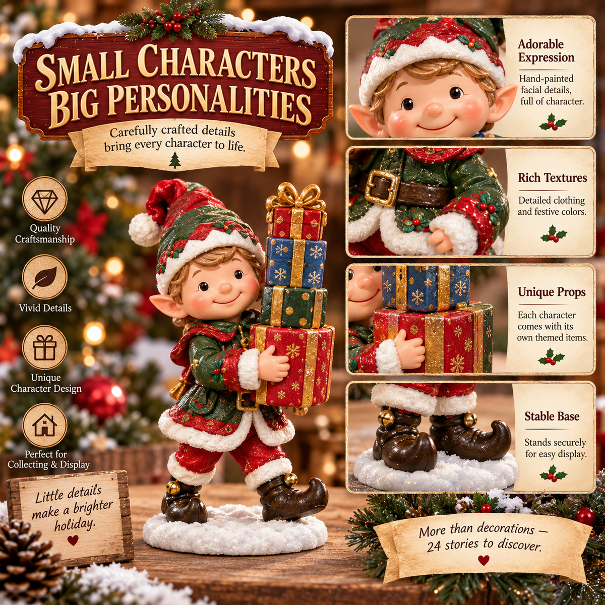 24 Little Christmas Helpers - 24 Characters, 24 Holiday Stories