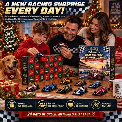 🏁 Ready to Race Into Christmas?! 🏎️ 2026 American Open-Wheel Racing Advent Calendar