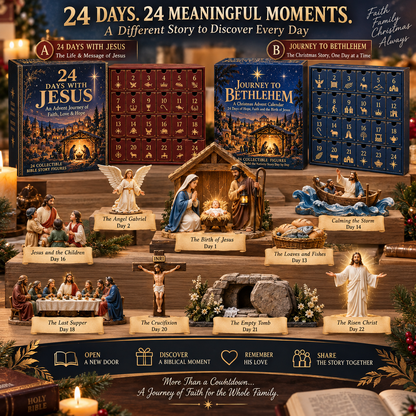 🔥No way！last 3 days！24-Day Jesus Mini Brick Advent Calendar