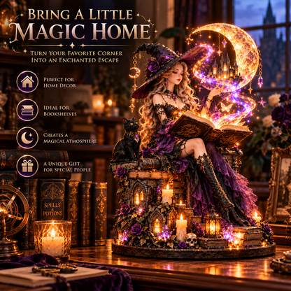 🔮 Ready to Unleash a Little Magic?! 🌙 Moonlit Witch – An Enchanted World of Glowing Wonders!