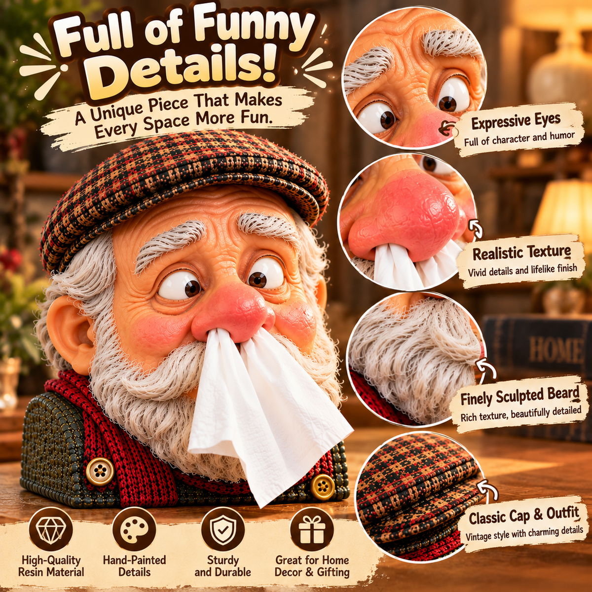 😂 Ready for a Good Laugh?🤧 Meet the Little Grandpa Who Makes Every Tissue Pull Hilarious!