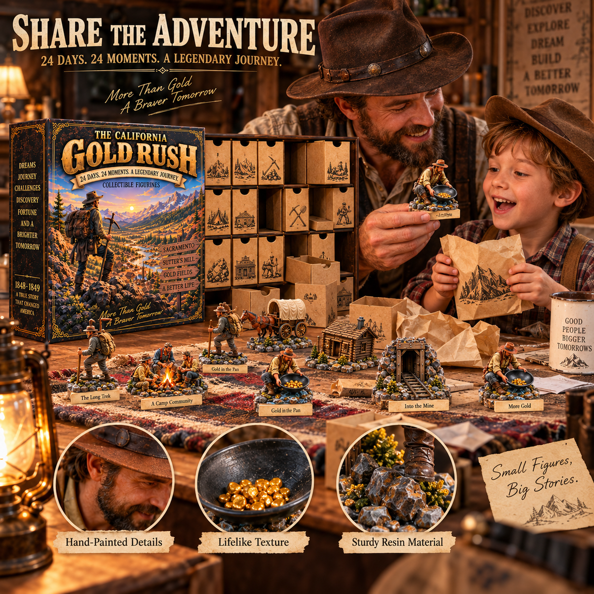 ⛏️ Ready to Strike Gold?! 💰 1849 California Gold Rush – 24 Days of Adventure & Historic Treasures!