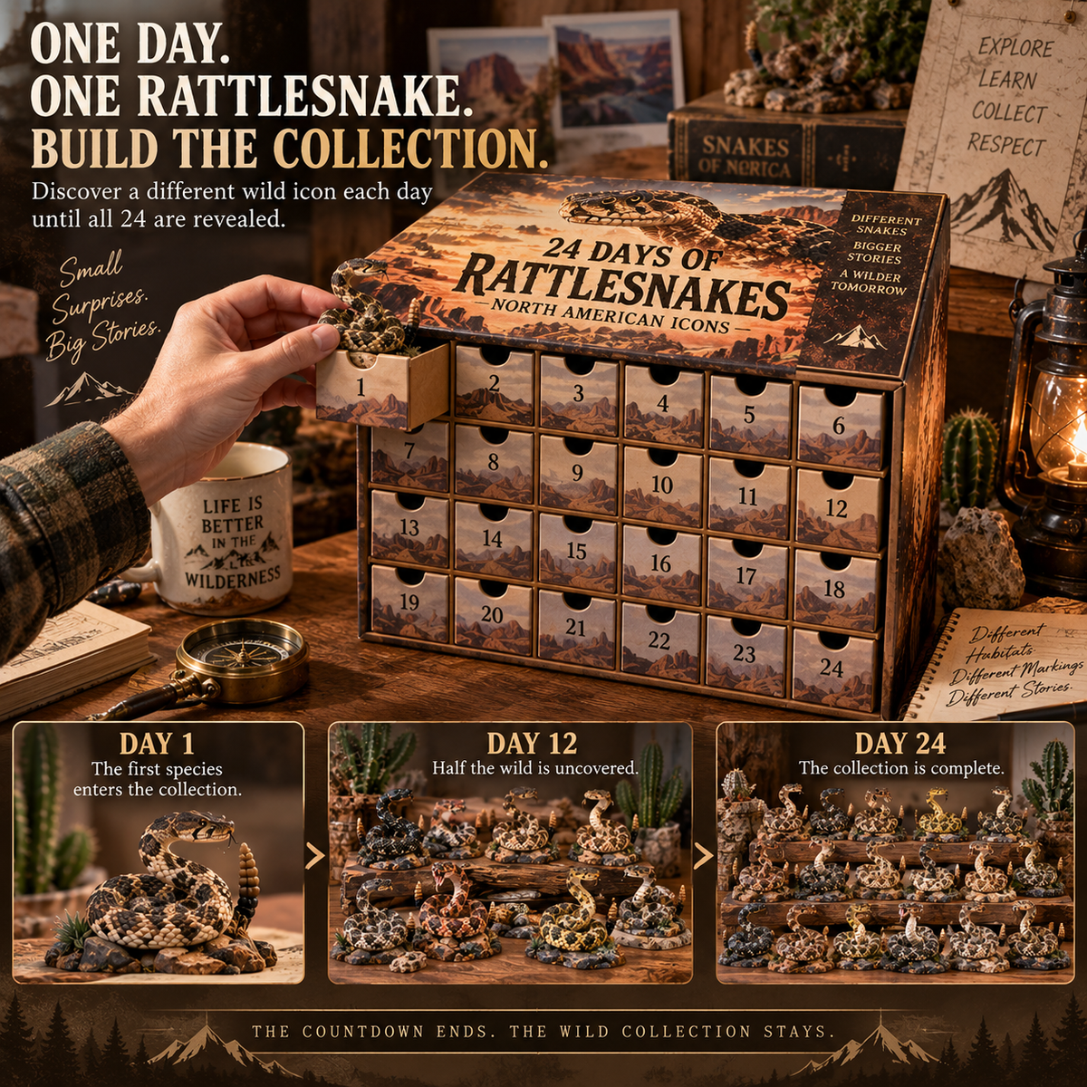 24 Days of the American Wild – Rattlesnake Collector’s Edition