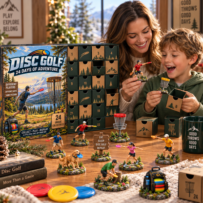 🥏 Ready for Your Next Great Throw?! 🌲 2026 Disc Golf Advent Calendar – 24 Days of Adventure, Surprises & Collectible Moments!