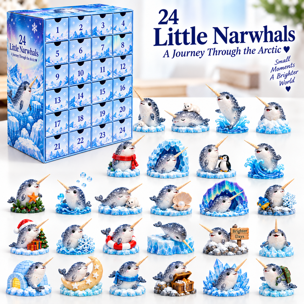 🦄 24 Little Narwhals — 24 Magical Arctic Surprises from the Unicorns of the Sea ❄️