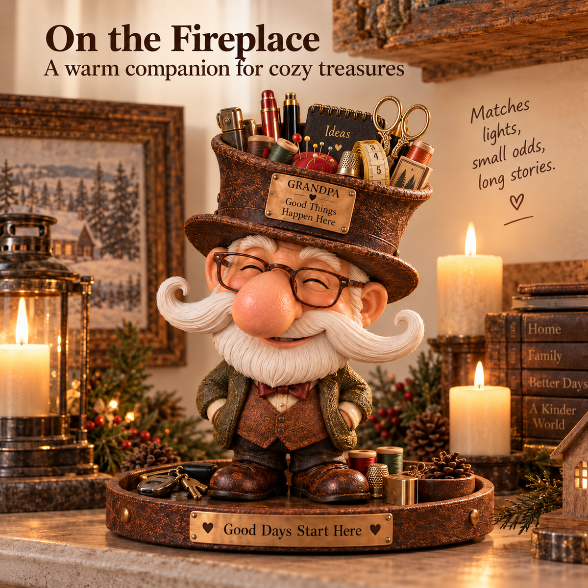 🔥 SHOCKING DEAL! 👴 Wait… Grandpa Can Hold ALL That?! 😂 Big Nose Grandpa – Funny Multi-Purpose Organizer & Unique Gift!