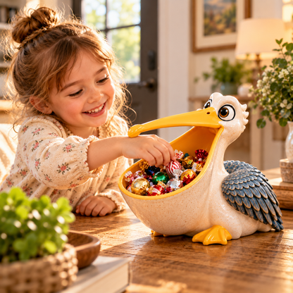 🐦 Big Mouth Pelican Catchall – Funny Multi-Purpose Organizer & Home Décor