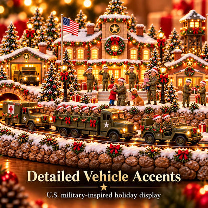 🇺🇸 Home for Christmas! 🎄 A Military Christmas Village – Honoring Heroes & Family