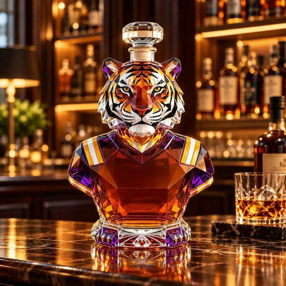 👑 Born to Stand Out?! 🐅 Royal Tiger Crystal Decanter – For Men Who Appreciate the Extraordinary