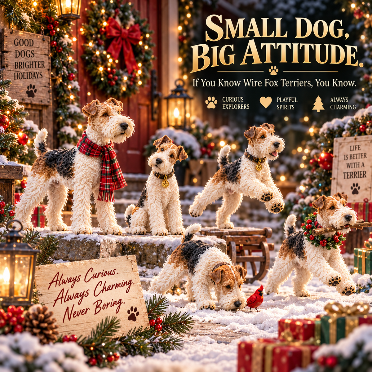 🔥 Small Dog, Big Personality! 🐶 2026 Wire Fox Terrier – 24 Days of Surprises!