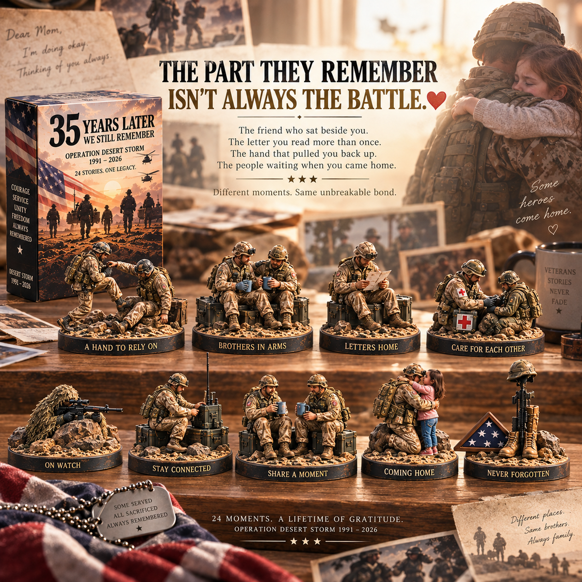 35 Years Later — Operation Desert Storm: 24 Stories, One Shared Legacy 🎖️