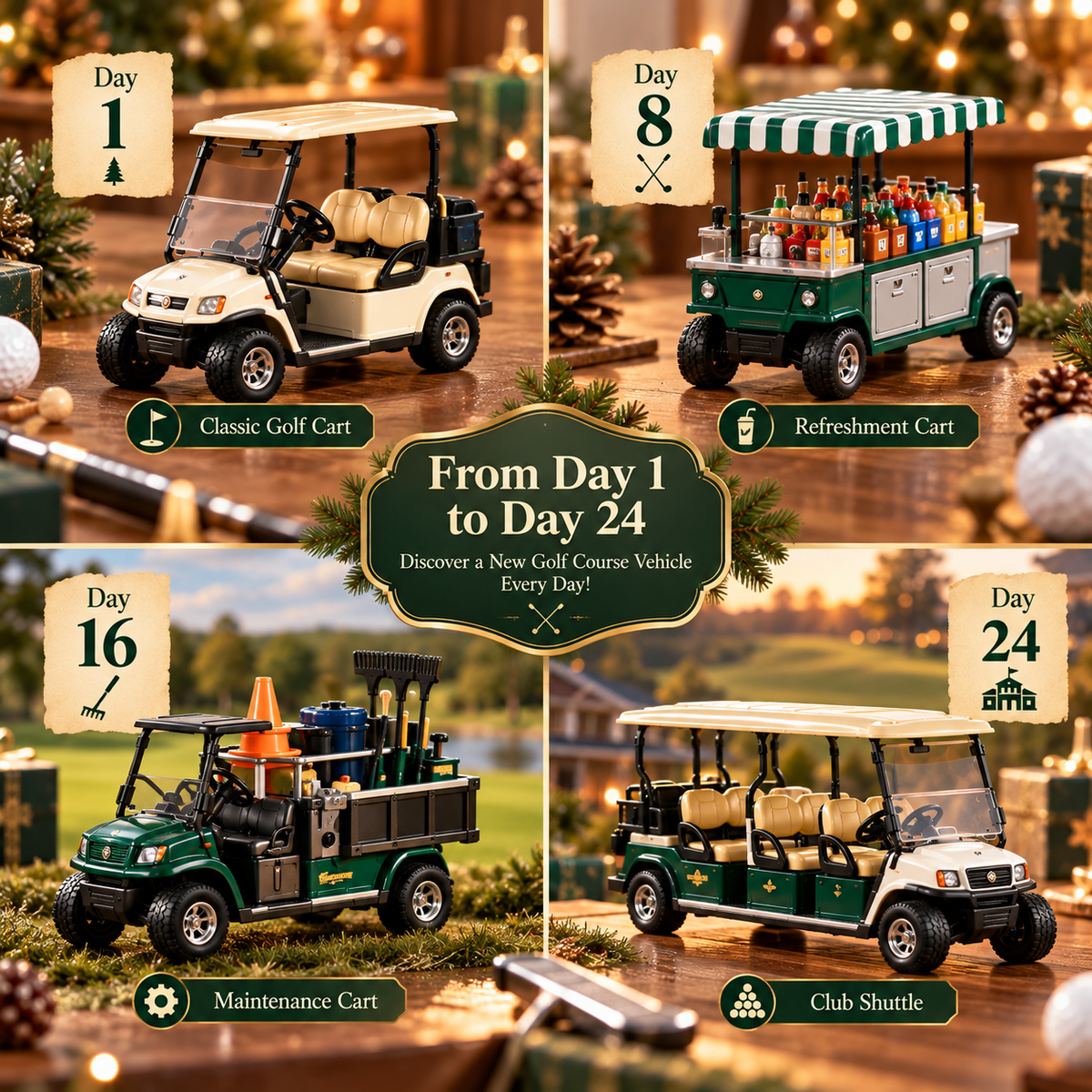 🚙 Not Just a Game. It's a Way of Life! ⛳ 2026 – 24 Collectible Rides Inspired by the Fairway!