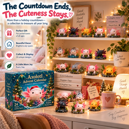 🩷 24 Days of Axolotl Magic – 24 Adorable Little Companions to Collect