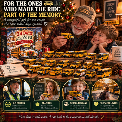 🚌🎄24 Rides to Christmas – American School Bus Collector’s Edition