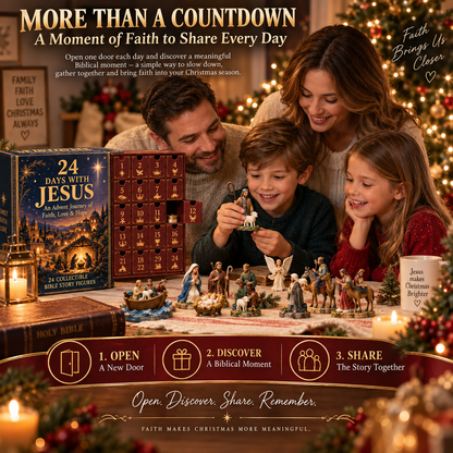 🔥No way！last 3 days！24-Day Jesus Mini Brick Advent Calendar