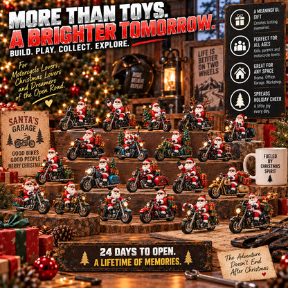 Santa's Trading Reindeer for Motorcycles! 🎅🏍️ – 24 Days of Vintage Motorcycle Christmas Surprises