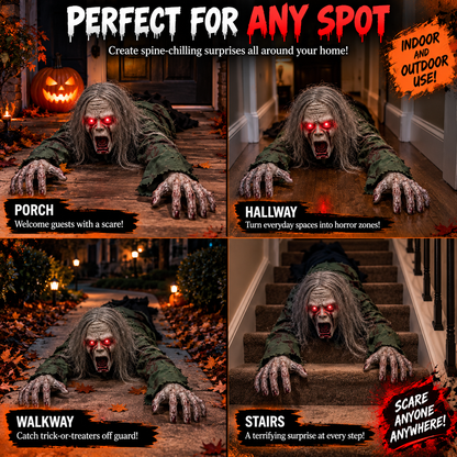 🎃 Crawling Halloween Ghoul™ — Glowing Eyes, Creepy Sounds & Real Crawling Action