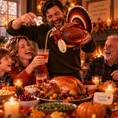 🦃 Who Said the Turkey Was Just for Dinner?! 🥃 Thanksgiving Turkey Whiskey Decanter – A Holiday Showstopper!