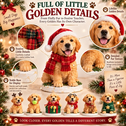 🔥Hot Sale 50% OFF!🎄🐾24 Days of Golden Joy – Golden Retriever Christmas Advent Calendar