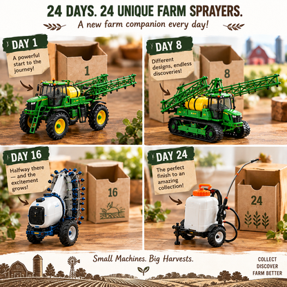 24 Days of Farm Sprayers – 24 Unique Agricultural Machine Collectibles | Farm Lover's Christmas Gift