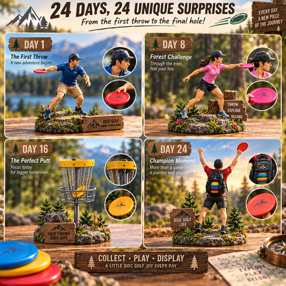🥏 Ready for Your Next Great Throw?! 🌲 2026 Disc Golf Advent Calendar – 24 Days of Adventure, Surprises & Collectible Moments!