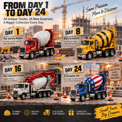 🚧 24 Days. 24 Concrete Trucks. Built for People Who Love the Job.