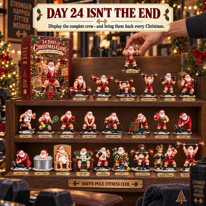 🏋️ North Pole Fitness Club – 24-Day Santa Advent Calendar
