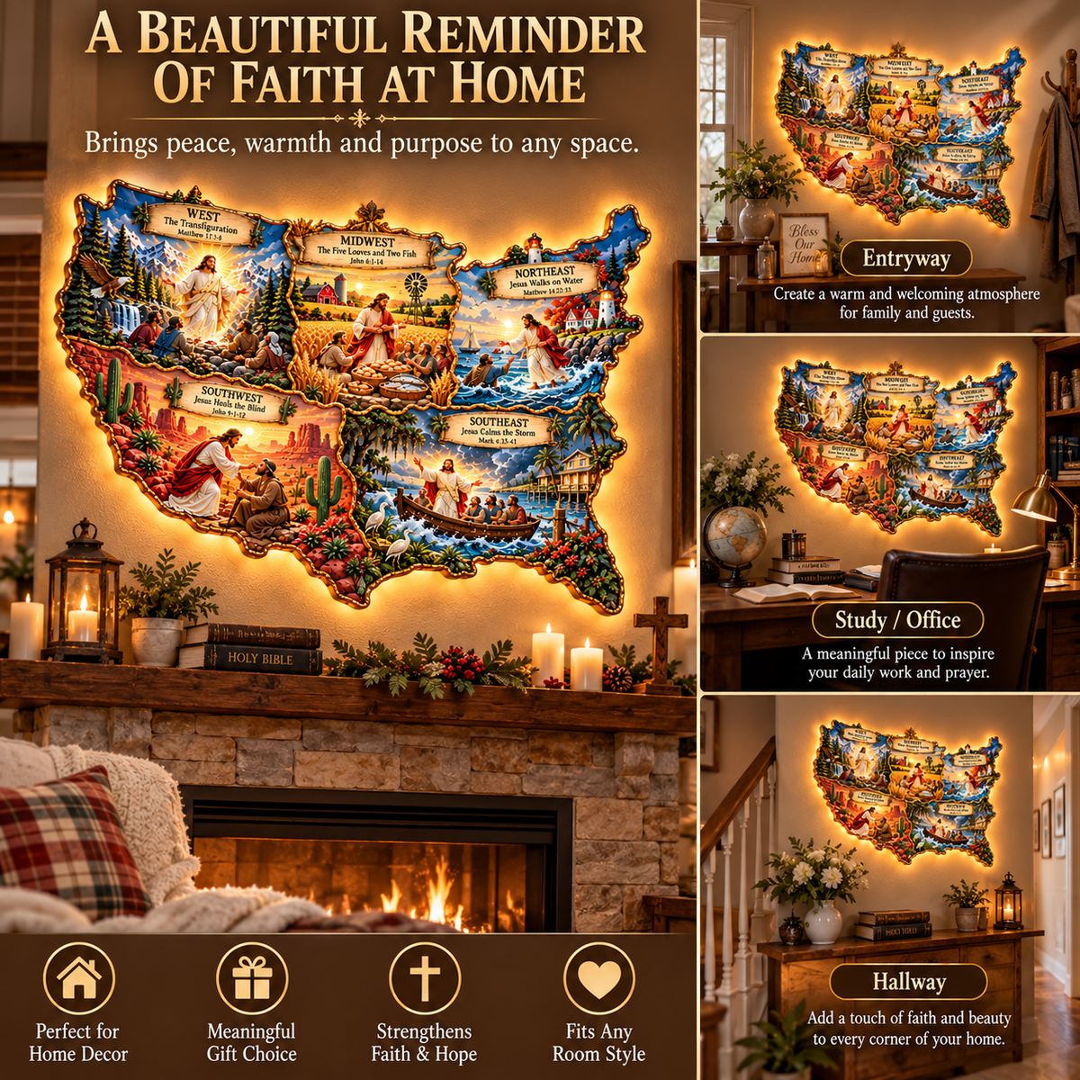 ✝️ Five Regions. Five Miracles. One Unshakable Faith! 🇺🇸 A Beautiful Tribute to God's Love & Blessings!