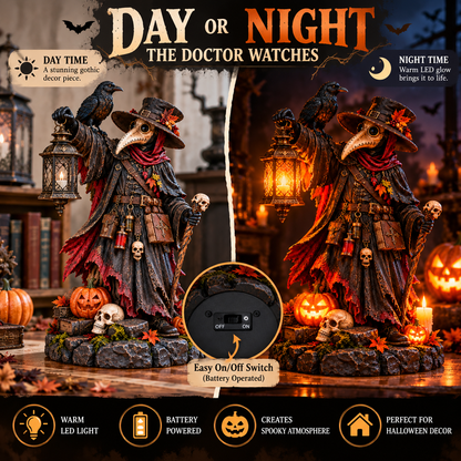 🐦‍⬛Plague Doctor Illuminated Halloween Figurine