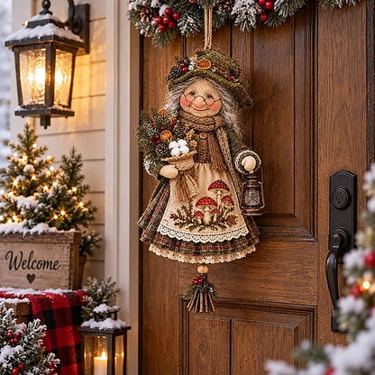Cozy Forest Grandma Hanging Decor - 4 Rustic Christmas Designs