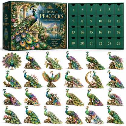 🦚 Ready to Unwrap a Little Elegance? ✨ 2026 Peacock Advent Calendar – 24 Days of Beauty, Wonder & Collectible Surprises!