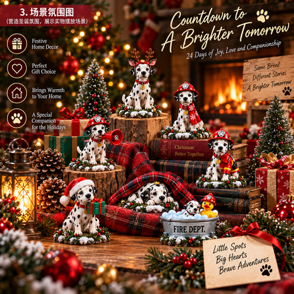 🚒 Little Spots, BIG Heroes! ❤️ — 24 Days of Dalmatian Adventures, 24 Brave Little Hearts! 🐾🎄