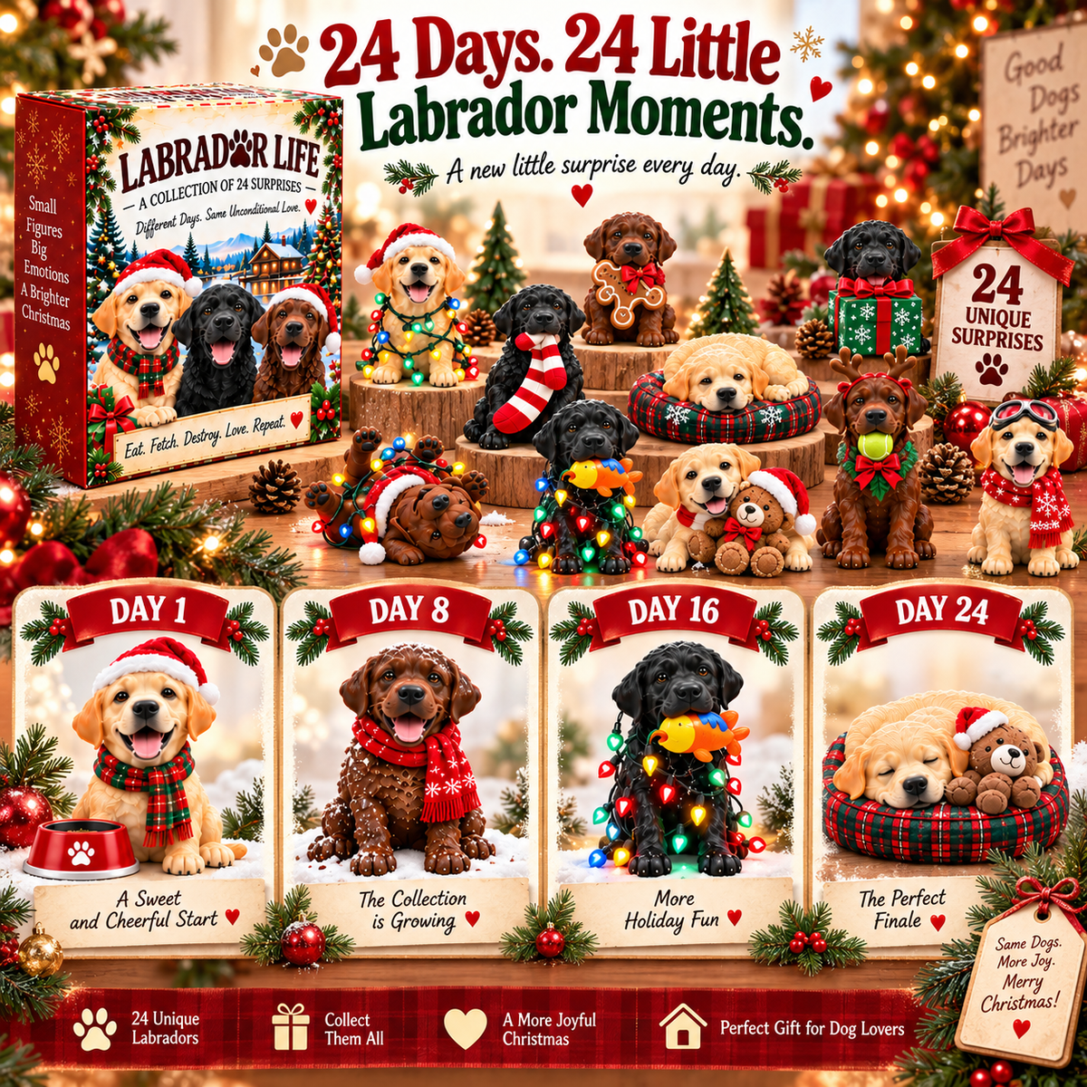 🐶 If You Know Labs, You Know! — 24 Days of Labrador Love & Little Surprises ❤️