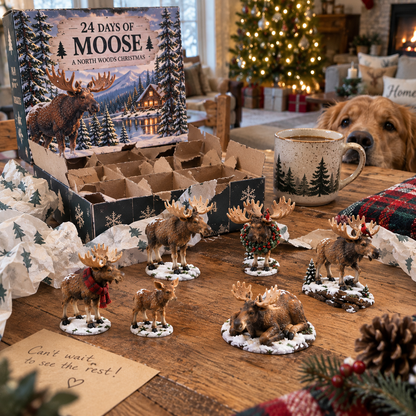 🔥LAST DAY 50% OFF🫎🎄24 Days of Moose – Christmas Advent Calendar 2026