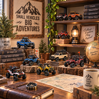 24 Days of Off-Road Adventures – 24 Unique Mini Vehicle Collectibles Christmas Countdown Gift Set
