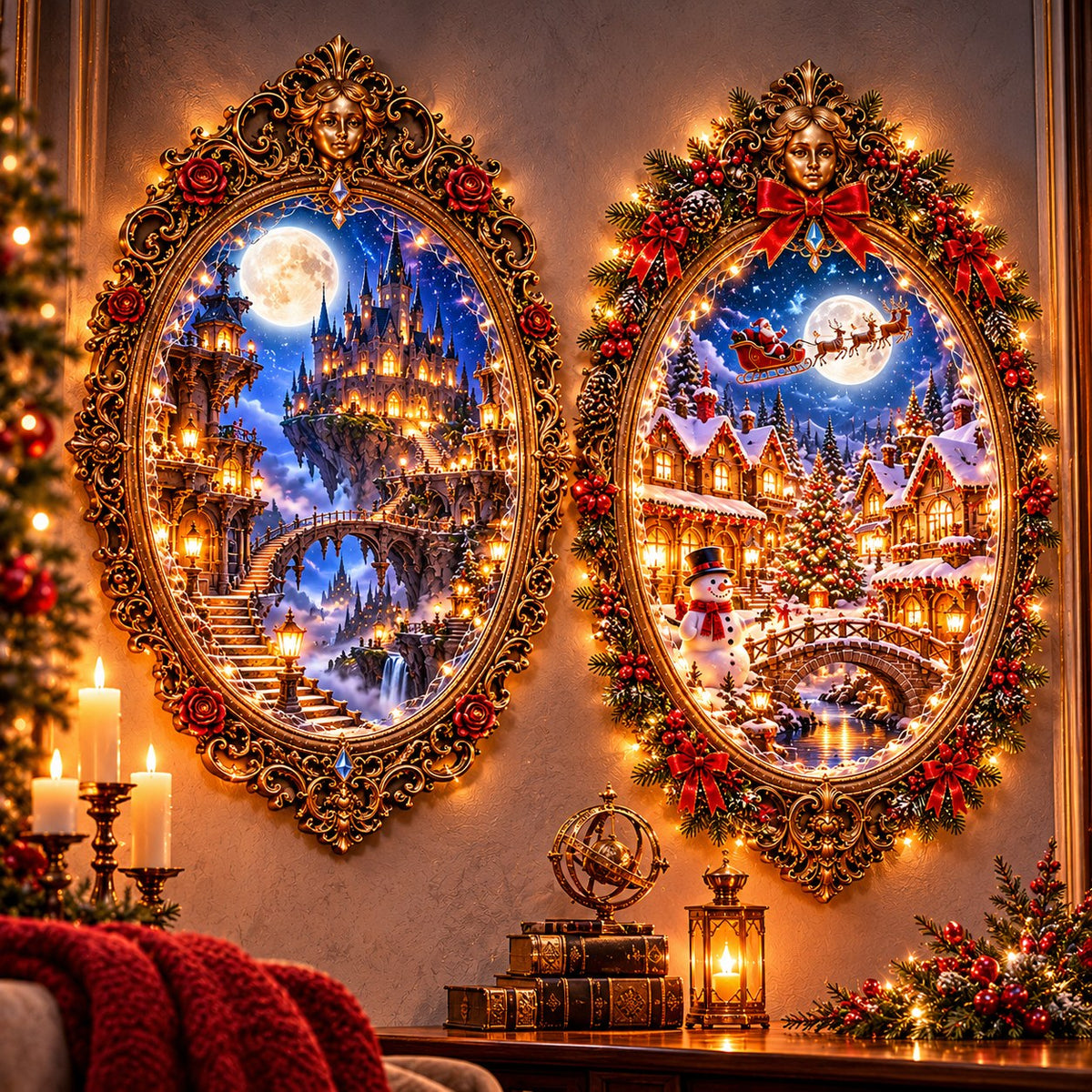 🪞 What If Your Mirror Opened Another World? ✨ Beyond the Looking Glass – Two Enchanted Worlds to Explore!
